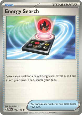 Energy Search 172 SV01 Scarlet & Violet Base Set - Common