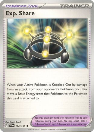 Exp. Share 174 - Reverse Holofoil SV01 Scarlet & Violet Base Set - Uncommon