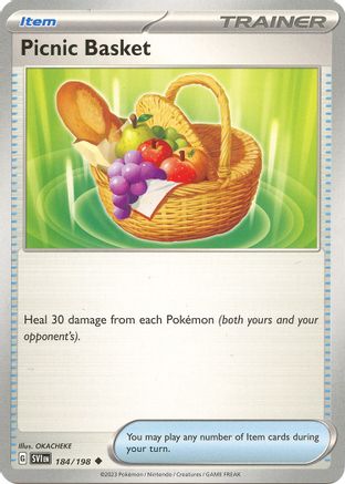 Picnic Basket 184 - Reverse Holofoil SV01 Scarlet & Violet Base Set - Uncommon