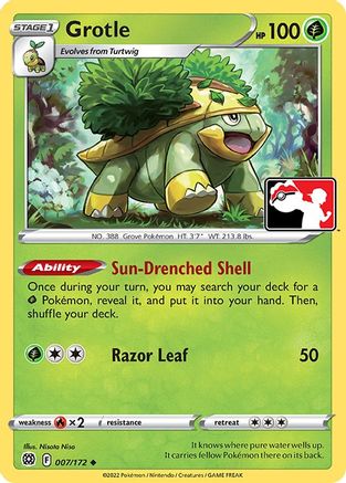 Grotle 007 Prize Pack Series Cards - Uncommon