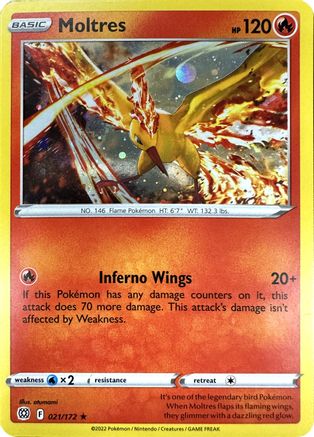 Moltres (Cosmos Holo) 021 - Holofoil Miscellaneous Cards & Products - Promo