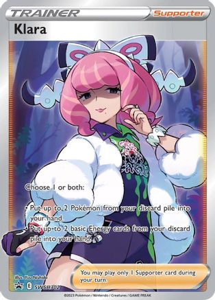 Klara (Full Art) SWSH302 - Holofoil SWSH Sword & Shield Promo Cards - Ultra Rare