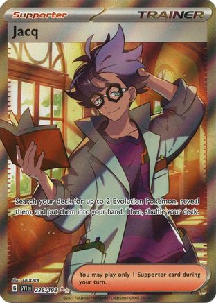 Jacq 236/198 - Holofoil SV01 Scarlet & Violet Base Set - Ultra Rare