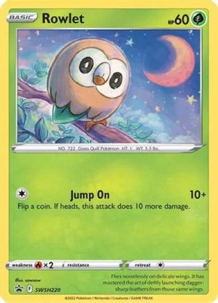 Rowlet (Cosmos Holo) SWSH220 - Holofoil Miscellaneous Cards & Products - Promo