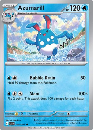 Azumarill 045 SV02 Paldea Evolved - Uncommon