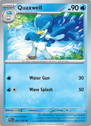 Quaxwell 051/193 SV02 Paldea Evolved - Uncommon