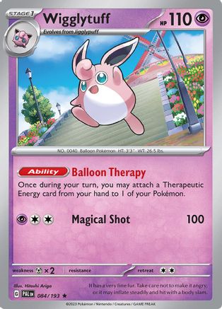 Wigglytuff 084 - Holofoil SV02 Paldea Evolved - Rare