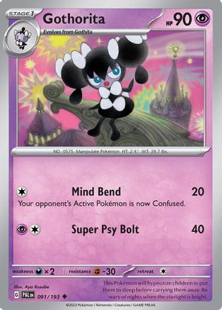 Gothorita 091/193 SV02 Paldea Evolved - Uncommon
