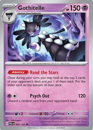 Gothitelle 092 SV02 Paldea Evolved - Uncommon