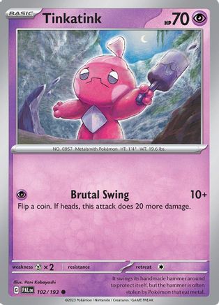 Tinkatink 102/193 SV02 Paldea Evolved - Common