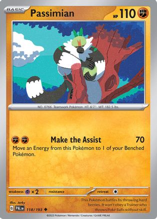 Passimian 118 - Reverse Holofoil SV02 Paldea Evolved - Uncommon