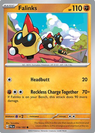 Falinks 119 - Reverse Holofoil SV02 Paldea Evolved - Common