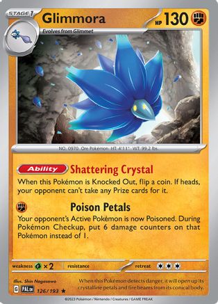 Glimmora 126 - Holofoil SV02 Paldea Evolved - Rare