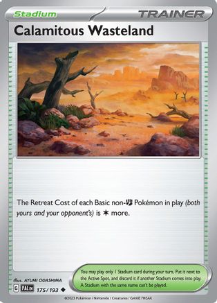 Calamitous Wasteland 175 SV02 Paldea Evolved - Uncommon