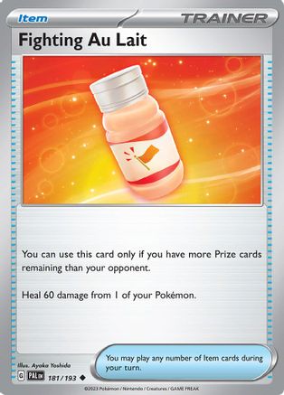 Fighting Au Lait 181 - Reverse Holofoil SV02 Paldea Evolved - Uncommon