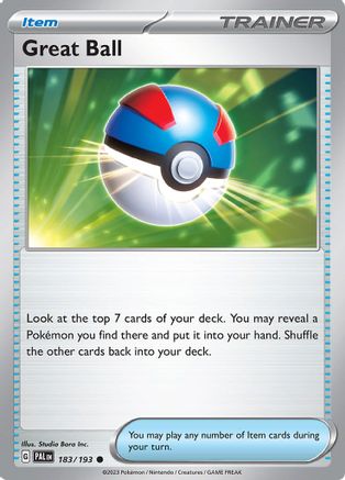 Great Ball 183 SV02 Paldea Evolved - Common