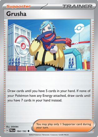 Grusha 184/193 - Reverse Holofoil SV02 Paldea Evolved - Uncommon