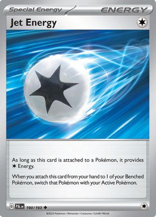 Jet Energy 190 - Reverse Holofoil SV02 Paldea Evolved - Uncommon
