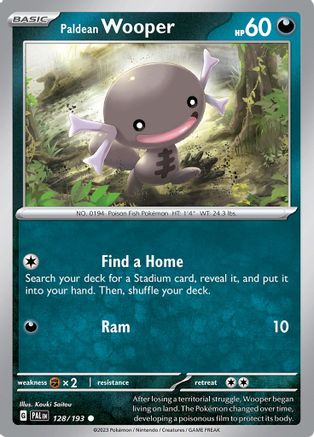 Paldean Wooper 128/193 SV02 Paldea Evolved - Common