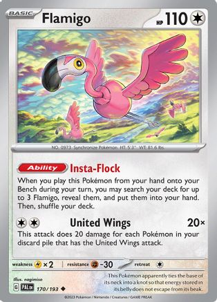 Flamigo 170 SV02 Paldea Evolved - Uncommon