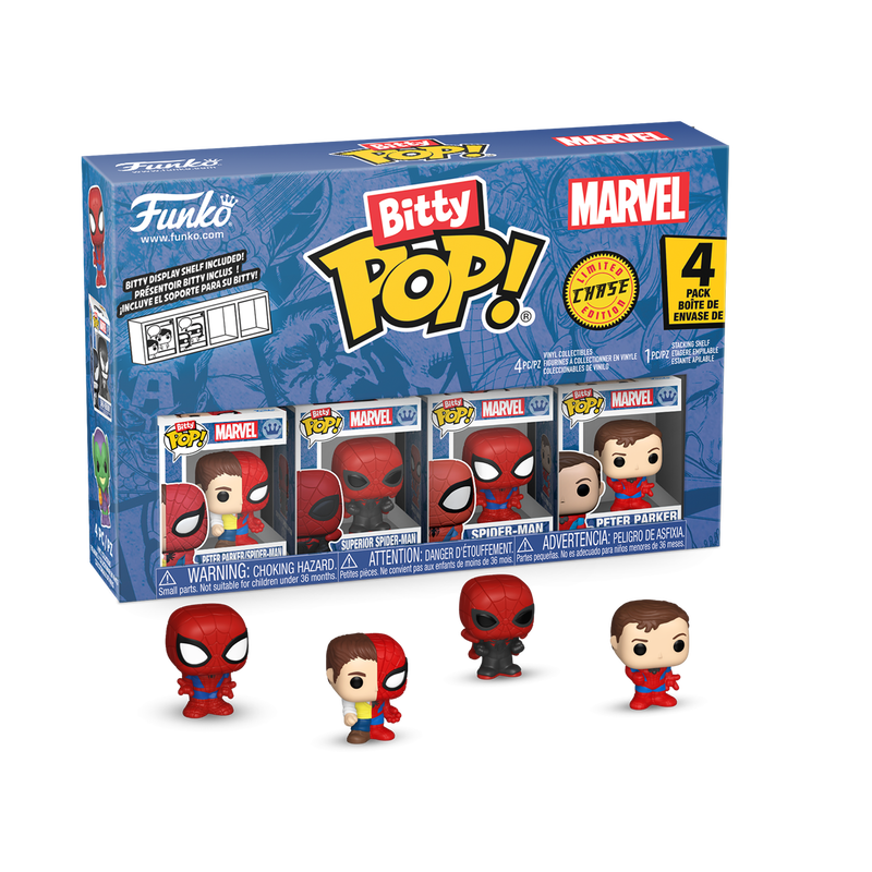 Funko Pop! Bitty Pop - Spider-Man 4pk