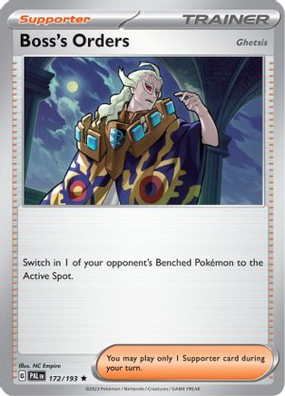 Boss's Orders 172/193 Deck Exclusives - Rare