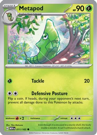 Metapod 011 SV Scarlet & Violet 151 - Common