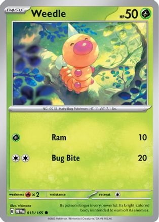 Weedle 013 SV Scarlet & Violet 151 - Common