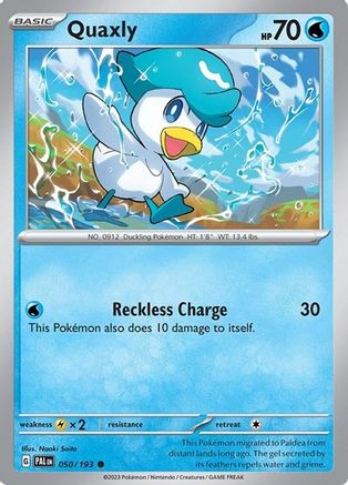 Quaxly (Summer 2023 Collector Chest) 050/193 - Holofoil Miscellaneous Cards & Products - Common