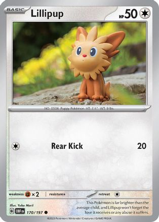 Lillipup 170 SV03 Obsidian Flames - Common