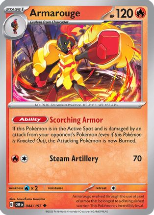 Armarouge 044 SV03 Obsidian Flames - Uncommon