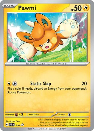 Pawmi 040 - Holofoil SV Scarlet & Violet Promo Cards - Promo