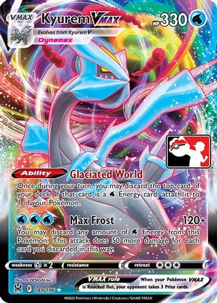 Kyurem VMAX/196 - Holofoil Prize Pack Series Cards - Ultra Rare