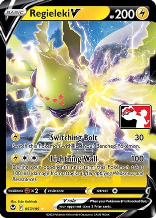 Regieleki V 057 - Holofoil Prize Pack Series Cards - Ultra Rare