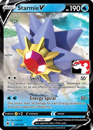 Starmie V - Holofoil Prize Pack Series Cards - Ultra Rare