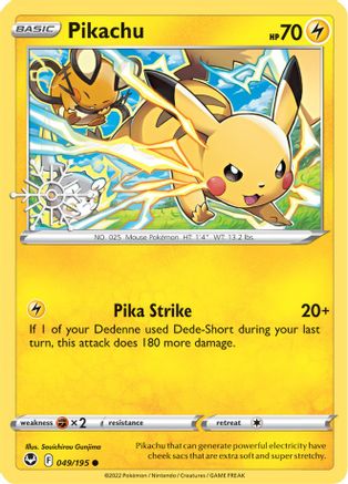 Pikachu (Holiday Calendar) 049/195 - Holofoil Miscellaneous Cards & Products - Common