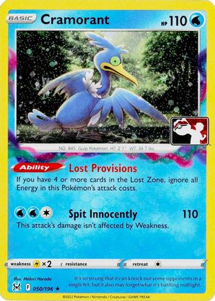 Cramorant 050/196 - Holofoil Prize Pack Series Cards - Rare