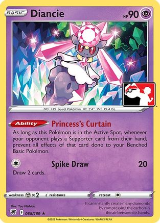 Diancie Prize Pack Series Cards - Rare