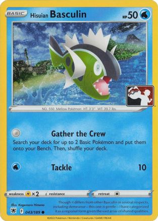 Hisuian Basculin - Holofoil Prize Pack Series Cards - Common