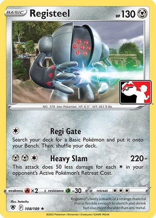Registeel Prize Pack Series Cards - Rare