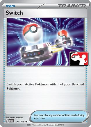 Switch 194/198 Prize Pack Series Cards - Common