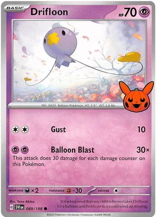 Drifloon 089 Trick or Trade BOOster Bundle 2023 - Common