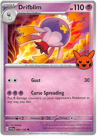 Drifblim 090 Trick or Trade BOOster Bundle 2023 - Uncommon