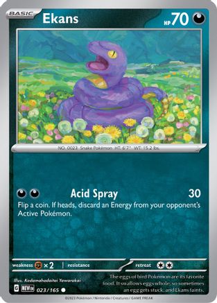 Ekans 023 SV Scarlet & Violet 151 - Common
