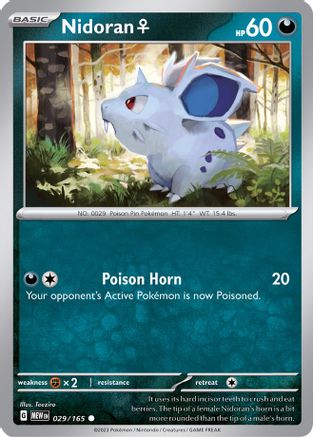 Nidoran F 029 SV Scarlet & Violet 151 - Common