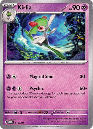 Kirlia 015 McDonalds Promos 2023 - Promo