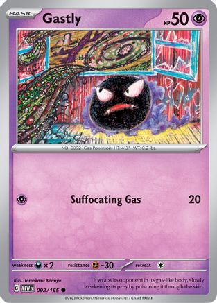 Gastly 092 SV Scarlet & Violet 151 - Common