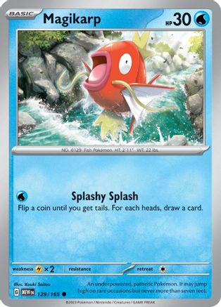 Magikarp 129 - Reverse Holofoil SV Scarlet & Violet 151 - Common