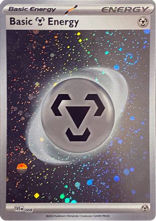 Basic Metal Energy (Cosmos Holo) 008 - Holofoil SVE Scarlet & Violet Energies - Common