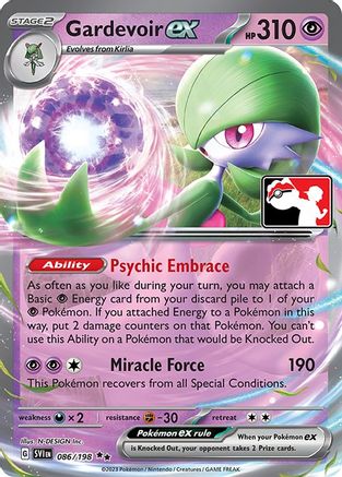 Gardevoir ex 086 - Holofoil Prize Pack Series Cards - Ultra Rare